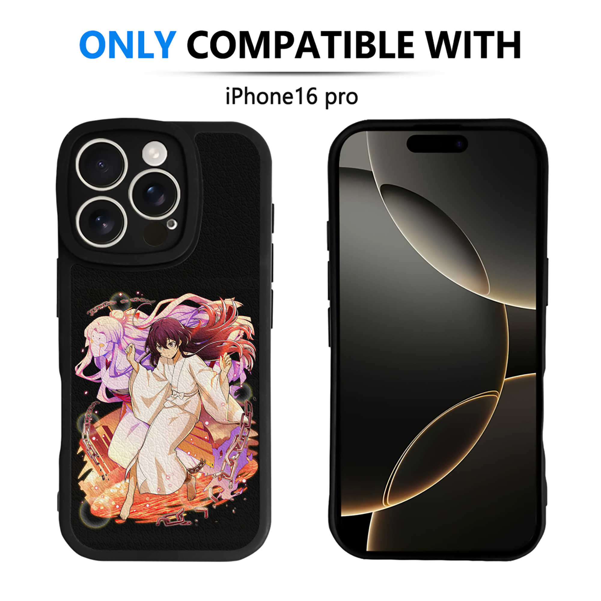 （画像用） 文豪ストレイドッグス Bungo Stray Dogs 【iPhone 16シリーズ対応】シリコンスマホケース（レザー調） 材質：シリコン